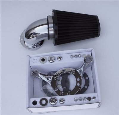 CHROME SCREAMING EAGLE STYLE AIR CLEANER FILTER KIT S&S EVO AND TWIN CAM