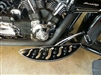 BLACK CONTRAST FLOORBOARDS 80-16 Harley Bagger & FL Softail, FLT,FLH,