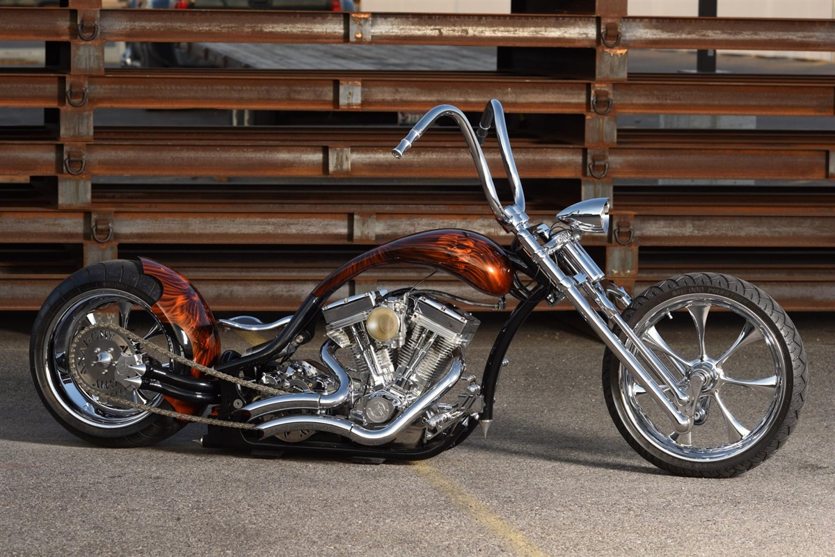 Ridley Automatic Chopper Drag Pipes, softail, for sale 