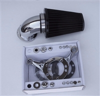CHROME SCREAMING EAGLE STYLE AIR CLEANER FILTER KIT CV CARB HARLEY SOFTAIL DYNA TOURING