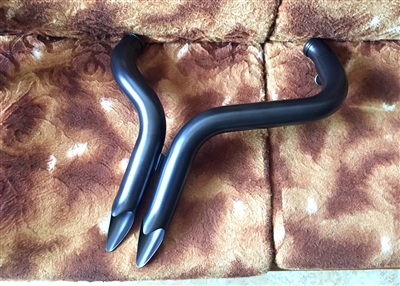BLACK 2" big mouth laf exhaust brand NEW TIP DESIGN